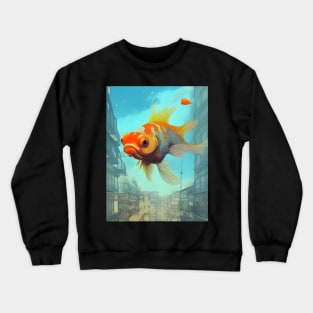 Goldfish in the Sky Crewneck Sweatshirt